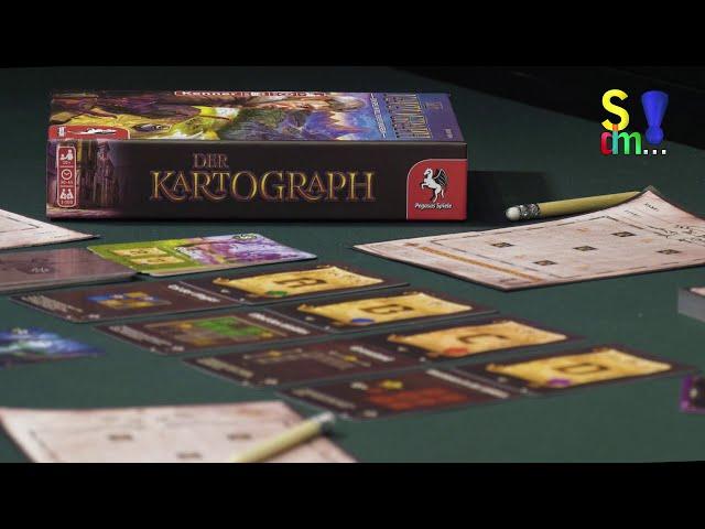 Spiel doch mal DER KARTOGRAPH! - Brettspiel Rezension Meinung Test #312