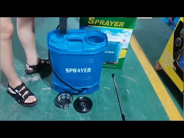 16 Lbattery electric pesticide garden knapsack agricultural sprayer  machine pump battery sprayer