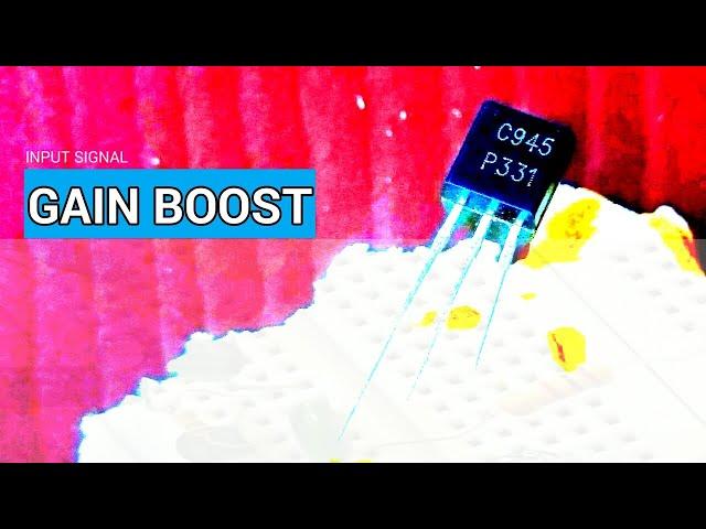 How to increase the input signal gain - Gain boost - New Generation 123