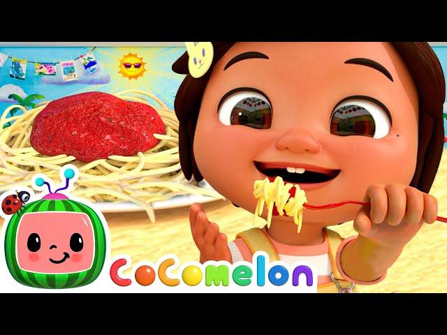 Food and Snacks with Nina! | Healthy Fruits & Vegetables | Cocomelon Nursery Rhymes & Kids Songs