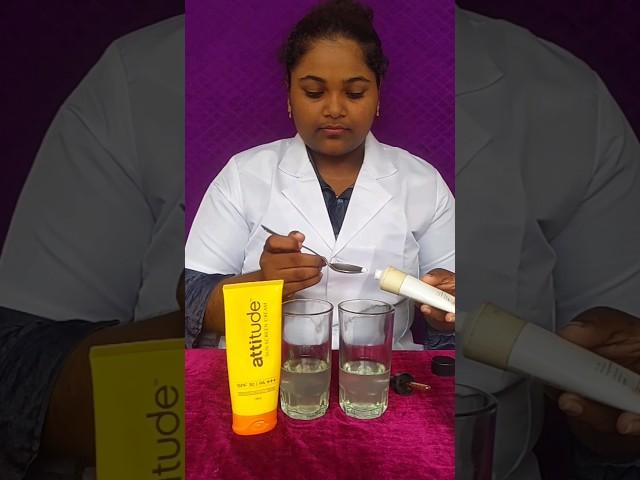 Attitude sunscreen cream demo..!       #amway #sunscreen #youtubeshorts