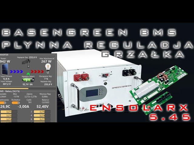 Płynna regulacja grzałki z paneli PV ENSolarX-em + BASENGREEN