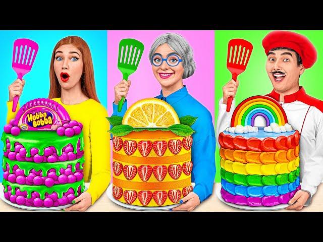 Me vs Grandma Cooking Challenge | Kitchen War by Multi DO Challenge