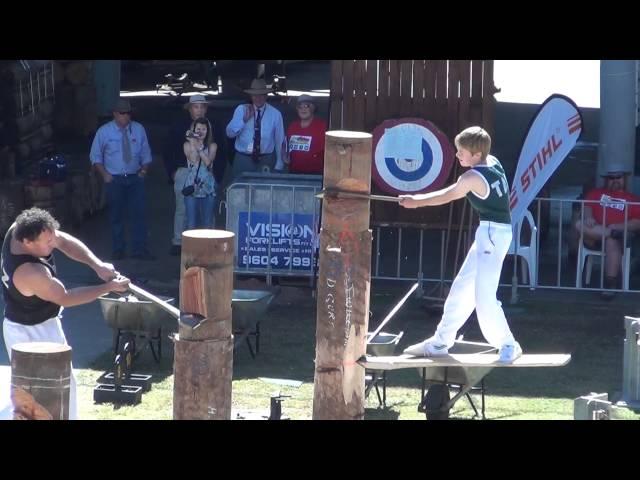 wood chopping tree felling @ sydney easter show