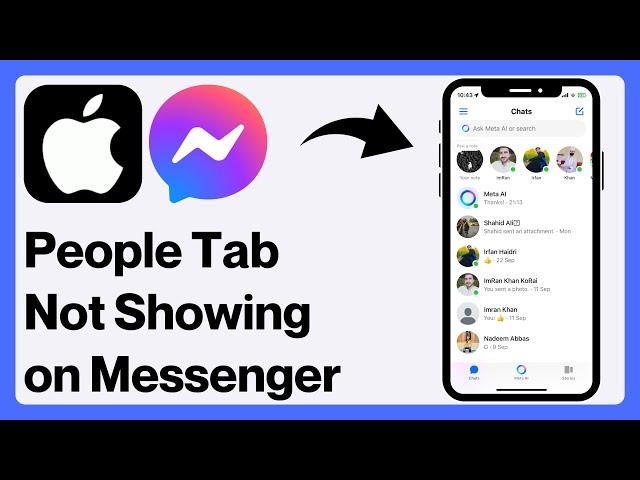 iPhone: How To FIX People Tab Not Showing on Messenger