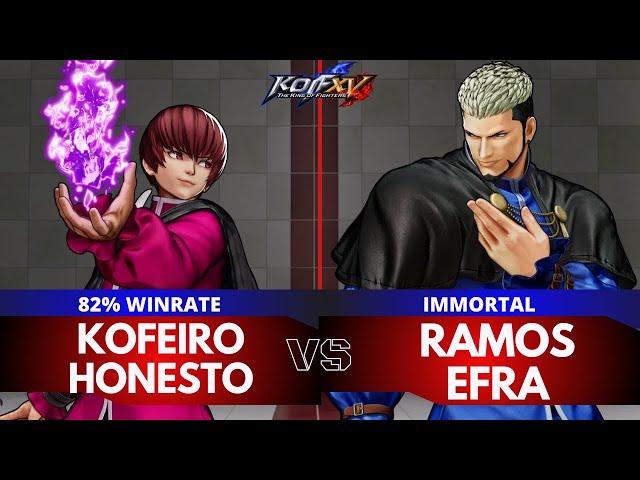 KOFXVCDM HONESTO (O.Rugal/O.Chris/Goenitz) vs RAMON EFRA (Terry/Iori/Goenitz)Ranked Match - 10/24