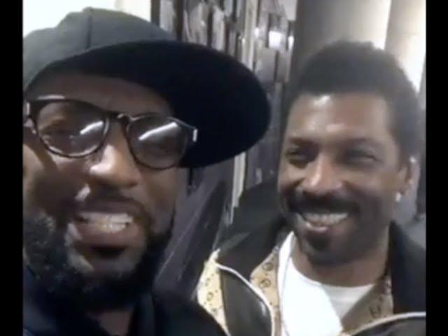 Rickey Smiley With Martin Lawrence, Deon Cole & DeRay Davis Backstage Before Detroit LIT AF Show