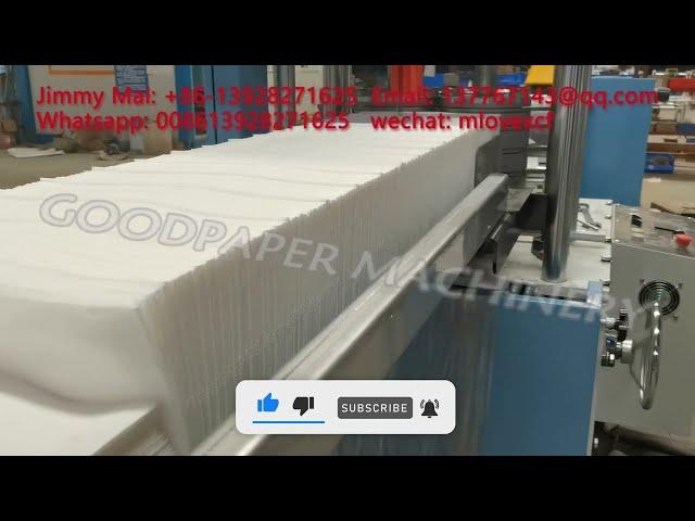 Napkin paper machine| Napkin tissue folding machine double embossing serviette tissue making machine