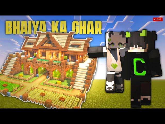 Bhaiya Ka Ghar Complete Karte Hai | Membership Rs.89/- Only | Kungfu SMP | Minecraft