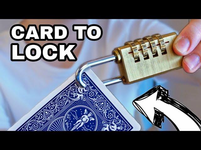 Card To Lock - Magic Tutorial