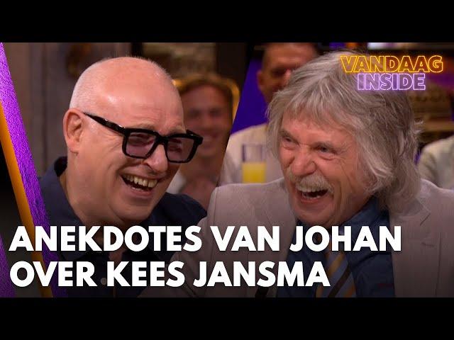 Vandaag Inside-tafel gaat stuk om twee héérlijke anekdotes van Johan over Kees Jansma