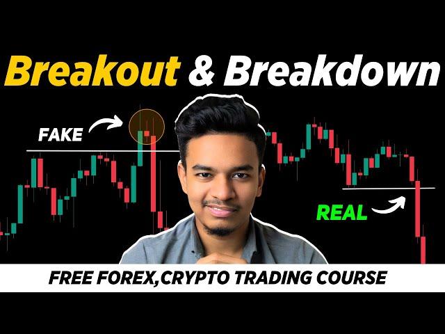 BREAK-OUT Trading Strategy | How to Identify Fake Breakout in Forex/Crypto Trading