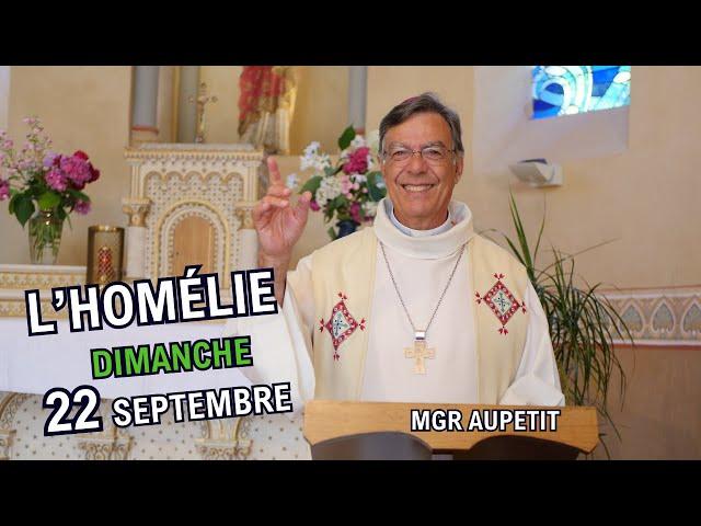 Homélie Mgr Michel Aupetit 22 sept 2024