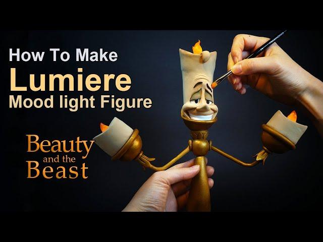 Making Lumiere from Beauty and the Beast(Mood light)_Clay Tutorial