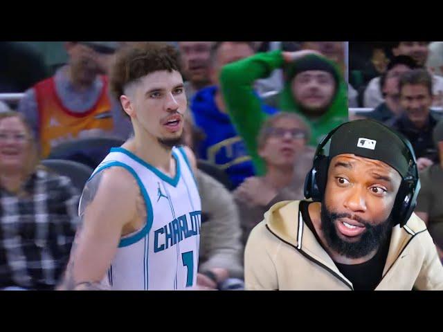 LAMELO DROPS 50! Reacting To HORNETS at BUCKS | FULL GAME HIGHLIGHTS | November 23, 2024