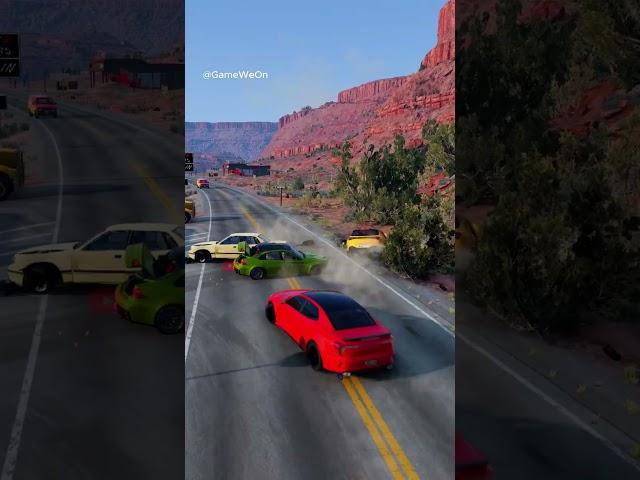 Beamng Realistic Highway Crashes #598