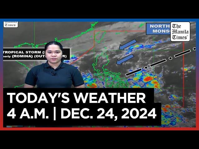 Today's Weather, 4 A.M. | Dec. 24, 2024