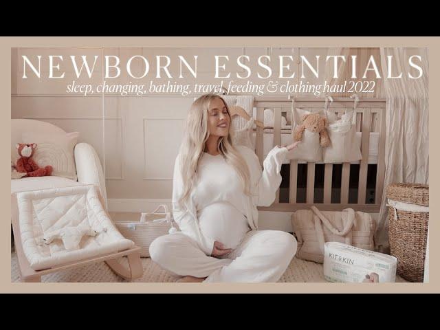 Newborn Essentials Haul | Sleep, Bathing, Travel, Changing, Clothing & Feeding 2022