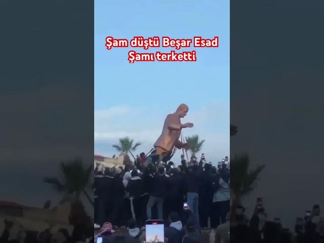 Şam düştü Beşar Esat kaçtı