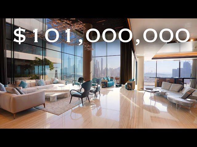 Inside A $101,000,000 PRESIDENTIAL Penthouse With PANORAMIC Views of Dubai