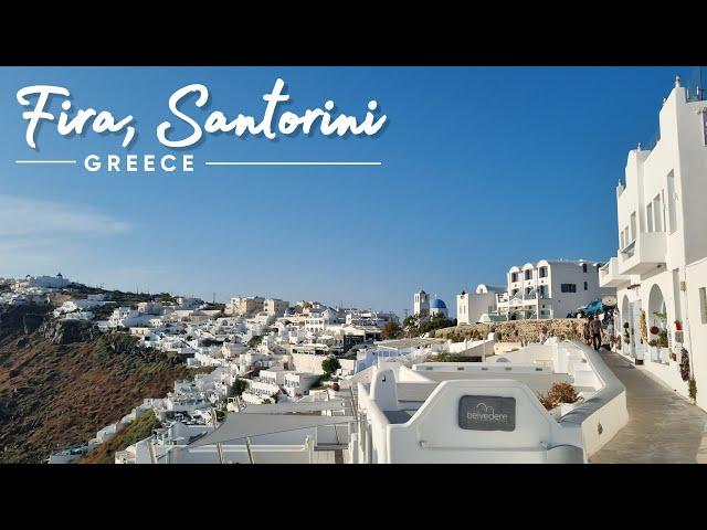 Walking Tour in Fira, Santorini | Greece