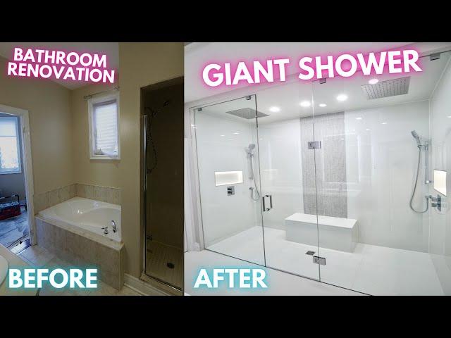 GIANT Shower Renovation - Master Bathroom Remodel