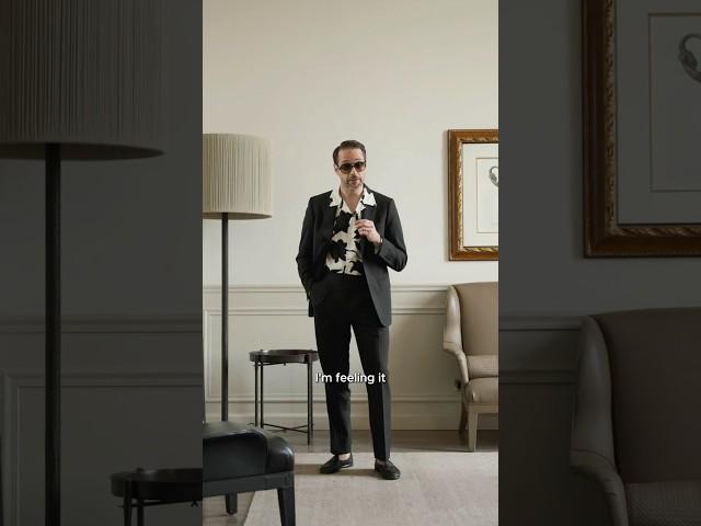 How To Style A Black Suit In Summer