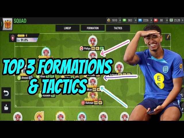 *NEW* Top 3 Formations and Tactics in Top Eleven 2025