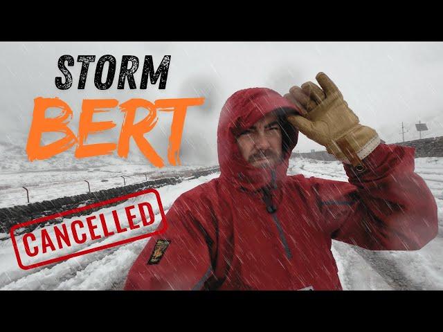 ️ ‼️STORM Bert | Wild Camp BAIL OUT ️‼️ Extreme Weather Event