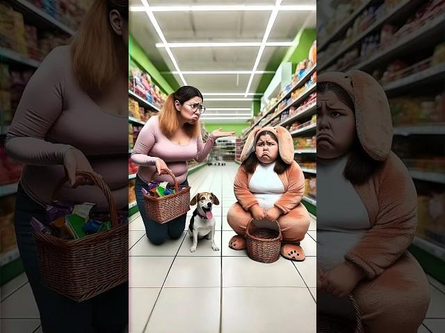  Evolution of Dog : A shopkeeper scolding to a girl with dog costume ️ #doglover #dog #copydoggy