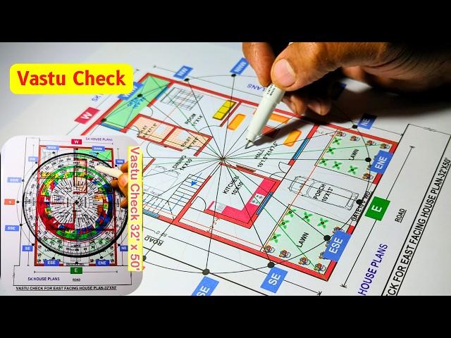 Vastu Check 32 BY 50 East Facing House Plan 1600 Sqft / 178 Gaj New vastu check 149 sqm (S NO 2657)