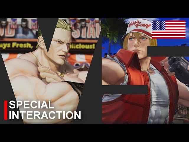 【KOF XV】GEESE vs TERRY ► Story Special Interaction English Mod