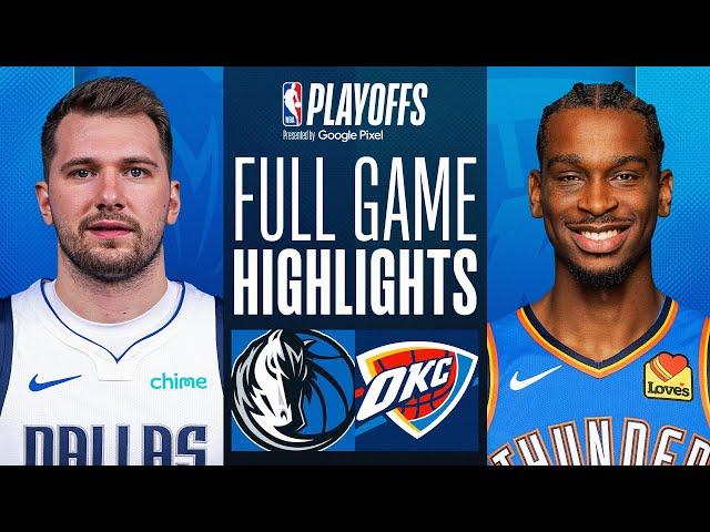 #5 MAVERICKS at #1 THUNDER | FULL GAME 2 HIGHLIGHTS | May 9, 2024