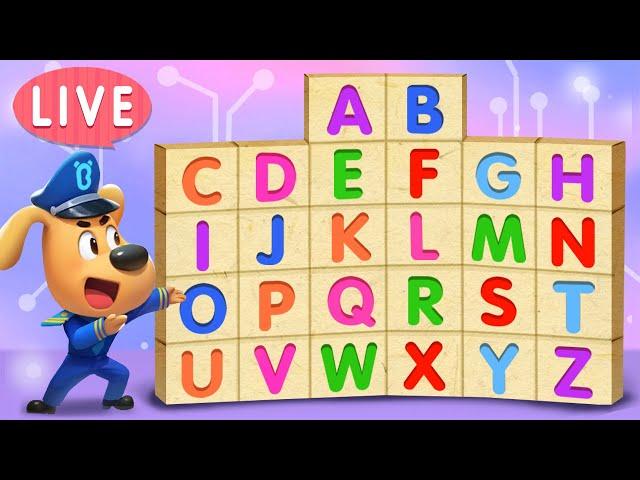 LIVE | ABC Learn English Alphabet | Educational Cartoons for Kids | Sheriff Labrador