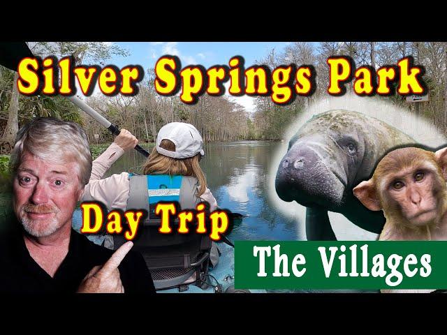 Kayaking Silver Springs State Park River & Museum, Manatee, Monkeys, Birds, Alligators and Turtles!