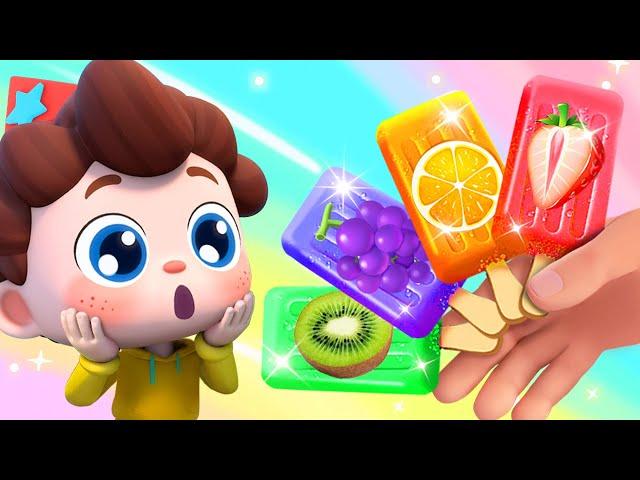 Fruit Ice Cream Song | Ten Little Fruits Song | Numbers Song | Nursery Rhymes & Kids Songs | BabyBus