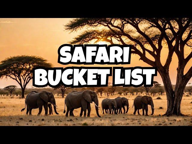 Top 5 Safari Destinations You Must Visit!