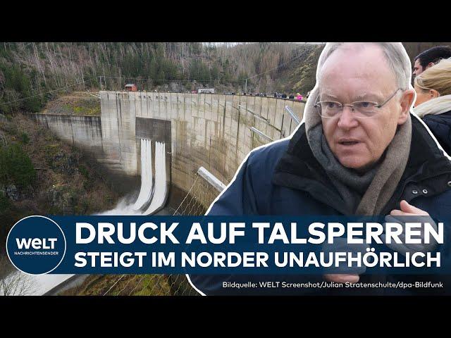 HOCHWASSER IN DEUTSCHLAND: Talsperren sind voll - Sorge vor Scheitelwelle in der Nacht