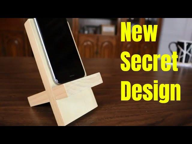 Diy Wooden Cell Phone Stand For Beginners ( The Simple Way )