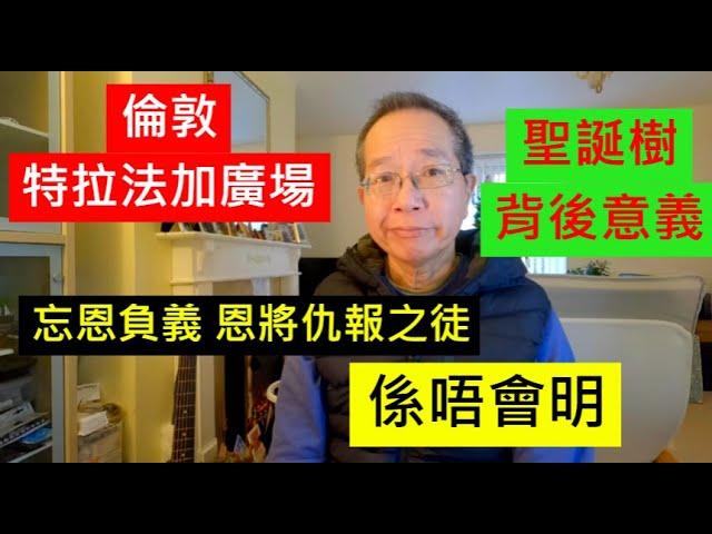 倫敦聖誕樹背後意義 | 忘恩負義 恩將仇報之徒 不會懂 / 英國南威爾斯 / South Wales / UK