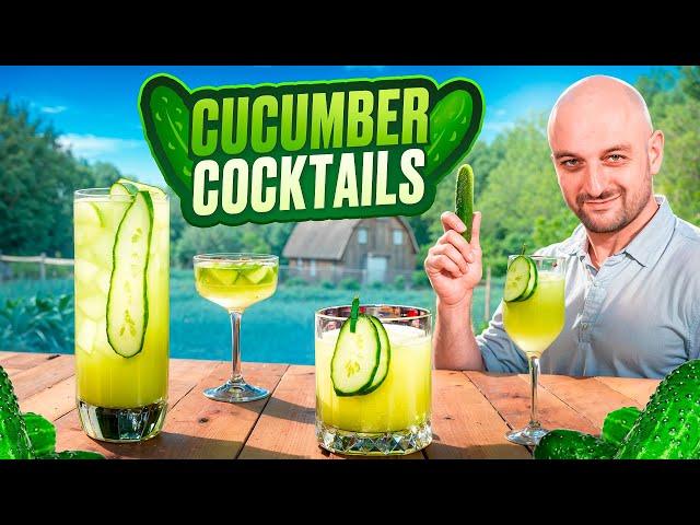 Easy Cucumber Cocktails to Make at Home