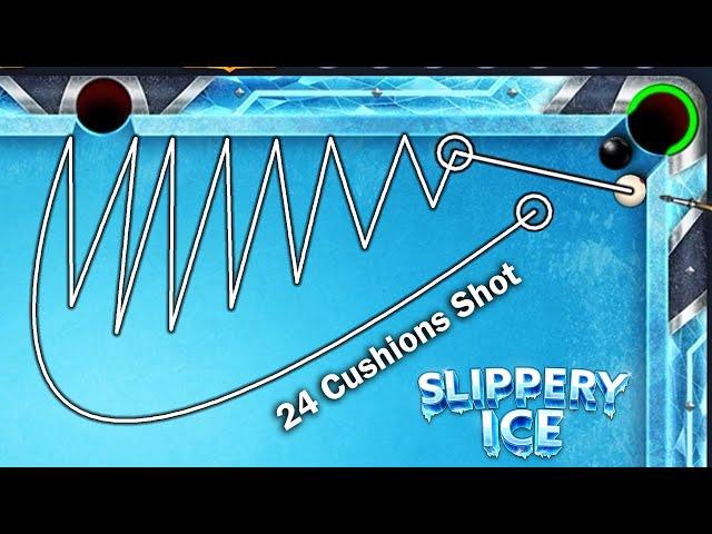 8 Ball Pool 24 CUSHIONS SHOT - Slippery ICE Awesomeness - Crimson Moon Cue Level MAX GamingWithK