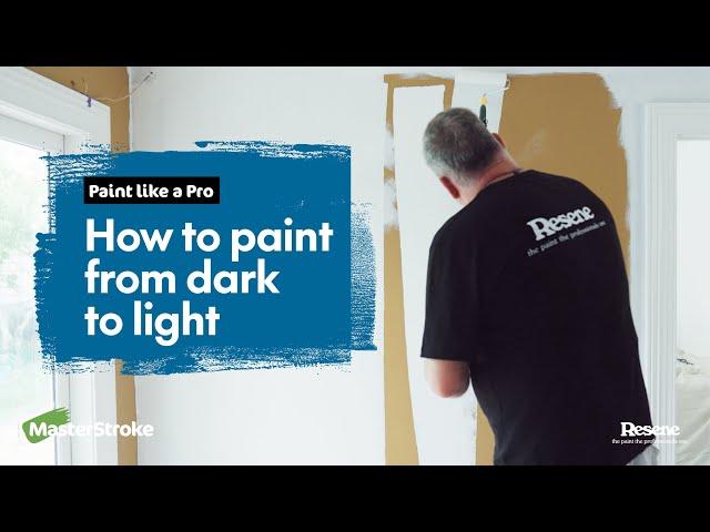 Paint like a Pro - How to paint from dark to light