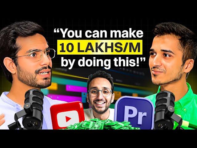 How You Can Make 10 Lakhs Every Month in India | Ali Abdaal's Video Editor | #141 The Sanskar Show