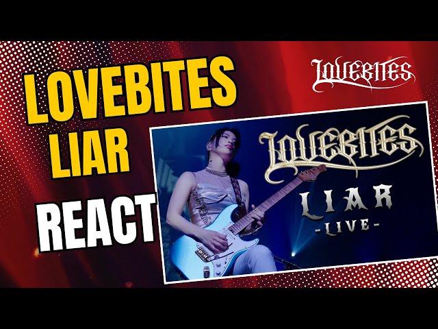 LOVEBITES / Liar [Official Live Video taken from "Knockin' At Heaven's Gate"] - Brazilian React