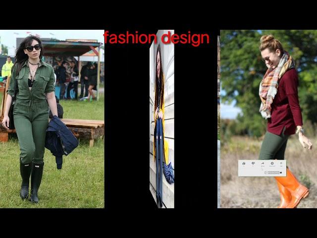 Most beautiful diffirent style hunter boots@fashion design