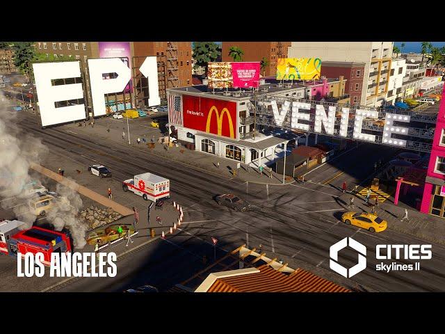 Cities Skylines 2 Los Angeles - Episode 1 | Venice Beach