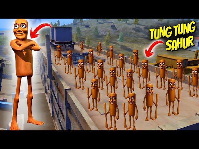Tung Tung SAHUR Factory Fight But All Enemy Teleport On Factory And Wear Tung Tung Sahur Bundle