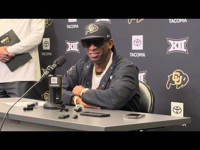 Deion “Coach Prime” Sanders on Buffaloes recruiting efforts, gearing up for the 2024 Alamo Bowl