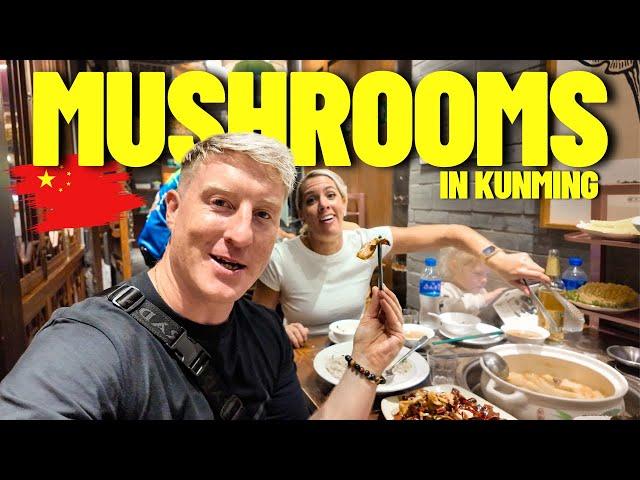 Eating POISONOUS Mushrooms in KUNMING, China 